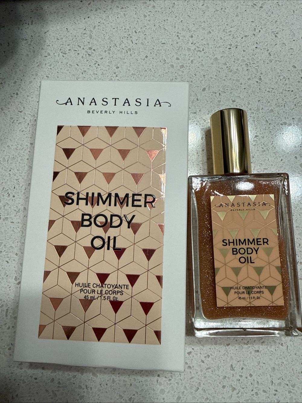 Anastasia Beverly Hills Shimmer Body Oil — Rose Gold